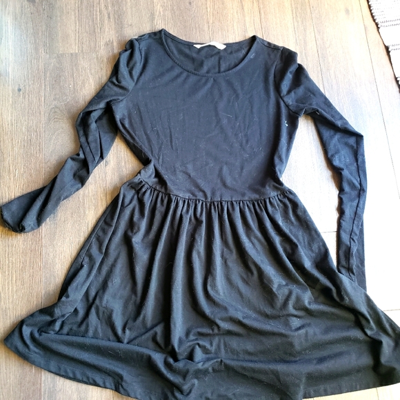 NWOT Fit and Flare Long-sleeve Knee-length Dress Size M - Picture 2 of 5
